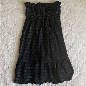 Black w/rainbow stitching swim suit cover up - SM